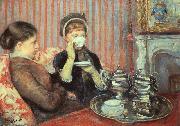 Mary Cassatt The Cup of Tea oil on canvas